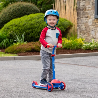 Gambar Paso Skuter Isporter M3z - Merah/biru