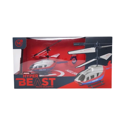 Gambar Cruzer Hyper Beast Police Helicopter Remote Control - Putih/Biru