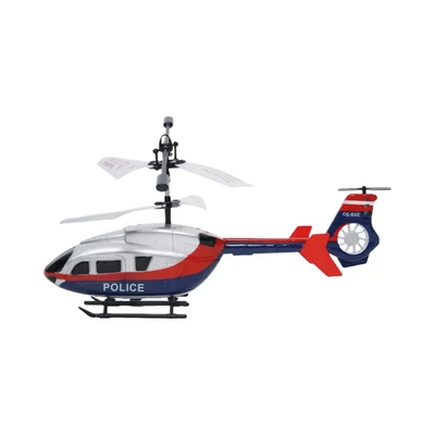 Gambar Cruzer Hyper Beast Police Helicopter Remote Control - Putih/Biru
