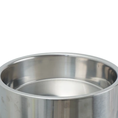 Gambar Krisbow Tempat Sampah Asbak Stainless Steel Round 25x25x60 cm - Silver