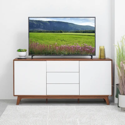 Gambar Informa Neo Homey Rak TV - Cokelat Walnut/Putih
