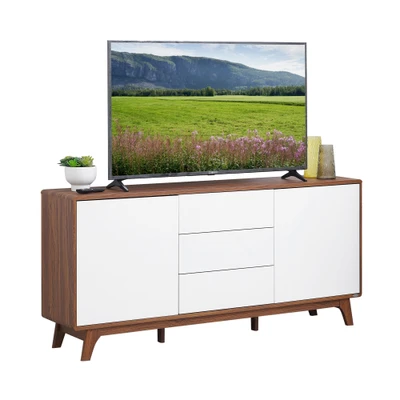 Gambar Informa Neo Homey Rak TV - Cokelat Walnut/Putih