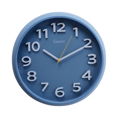Gambar Forhom Olad Jam Dinding Plastik 35 cm - Biru