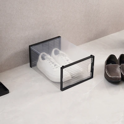 Gambar Stora Kotak Sepatu Clear Set 2 pcs - Hitam