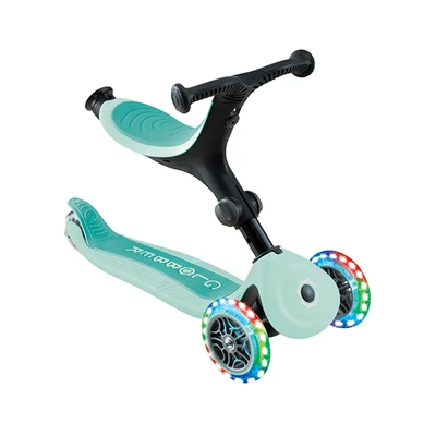 Gambar Globber Skuter Go Up Active Lights - Hijau Mint