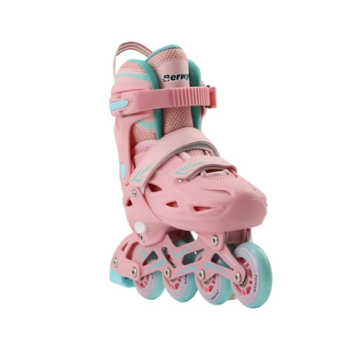 Gambar Berwyn Ukuran L Sepatu Roda Inline Skate - Pink/Hijau