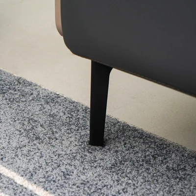 Gambar Informa Foxx Sofa Kulit 1 Seater - Abu-Abu