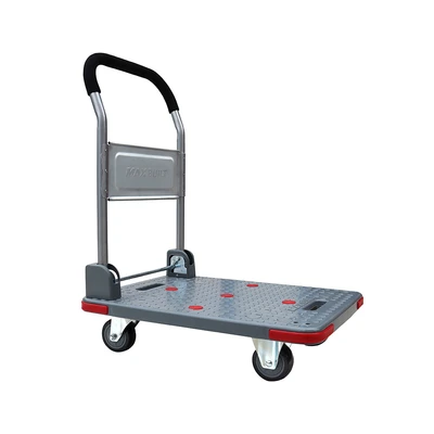 Gambar Maxbuilt Troli Barang Lipat 300 Kg - Abu-Abu
