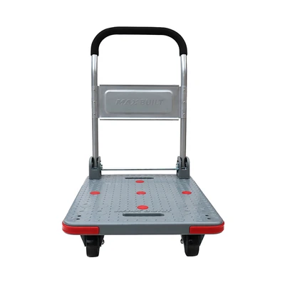 Gambar Maxbuilt Troli Barang Lipat 300 Kg - Abu-Abu