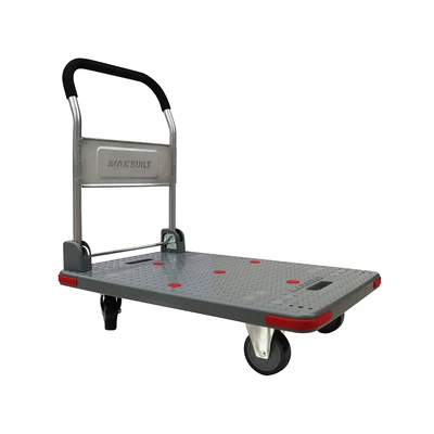 Gambar Maxbuilt Troli Barang Lipat 400 Kg - Abu-Abu