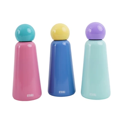 Gambar Ataru Vally Botol Vacuum Flask Stainless Steel 450 ml - Pink