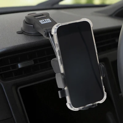 Gambar Otto Klasse Holder Smartphone Dashboard Mobil Straight Suction - Hitam
