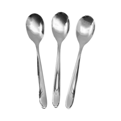 Gambar Culinart Sendok Teh Stainless Steel Set 3 pcs - Silver