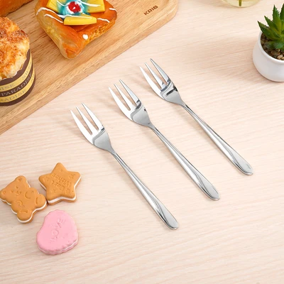 Gambar Culinart Garpu Kue Stainless Steel 304 Set 3 pcs - Silver