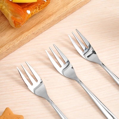 Gambar Culinart Garpu Kue Stainless Steel 304 Set 3 pcs - Silver