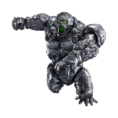 Gambar Blokees Action Figure Transformers Classic Class 4 Optimus Primal Beast - Abu-abu