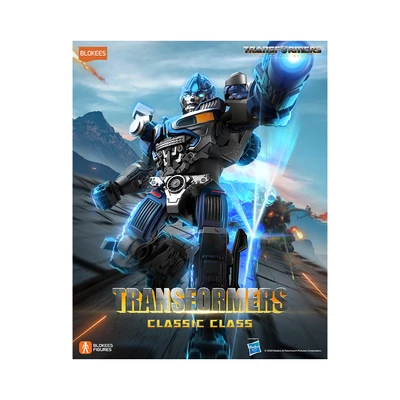 Gambar Blokees Action Figure Transformers Classic Class 6 Mirage - Abu-abu/biru