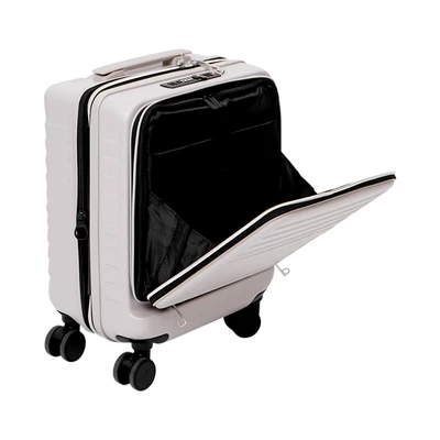 Gambar Legend Walker Malibu Koper PC & ABS TSA Lock Expandable 16 Inch - Putih Ivory