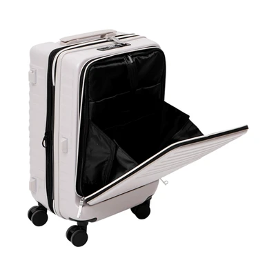 Gambar Legend Walker Malibu Koper PC & ABS TSA Lock Expandable 20 Inch - Putih Ivory