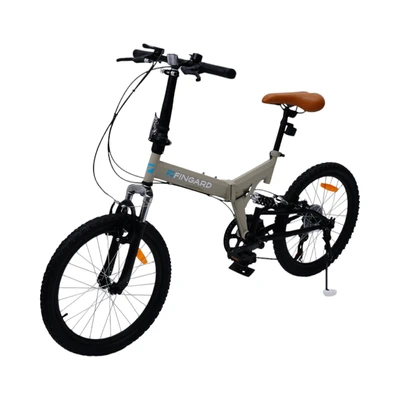 Gambar Fingard 20 Inch Sepeda Lipat Trent 7Sp - Cokelat Muda