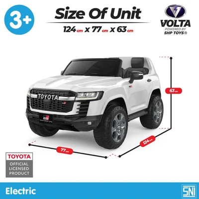 Gambar Volta Ride On Land Cruiser Lc300 Gr Sport - Putih