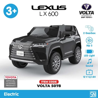 Gambar Volta Ride On Lexus Lx 600 - Hitam
