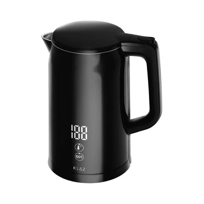 Gambar Klaz Teko Listrik Digital Double Wall 1.7 Liter - Hitam