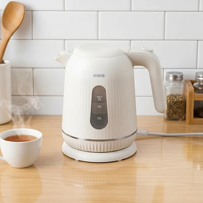 Gambar Kris Teko Listrik 1 Liter 800 watt - Putih