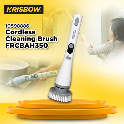 Gambar Krisbow Sikat Pembersih Elektrik Cordless - Putih