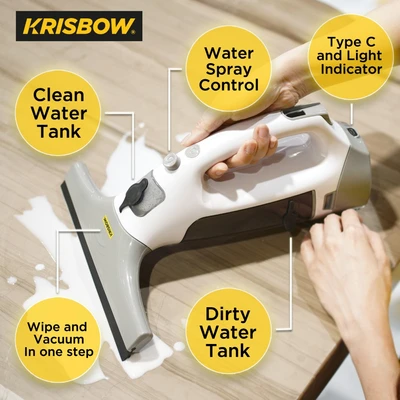 Gambar Krisbow Vacuum Cleaner Cordless Window FRWCB3.7V