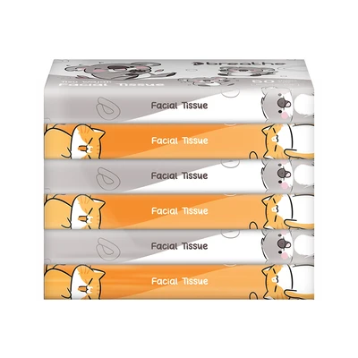 Gambar Breathe Set 6 Pcs Tisu Wajah Travel Koala - Mix