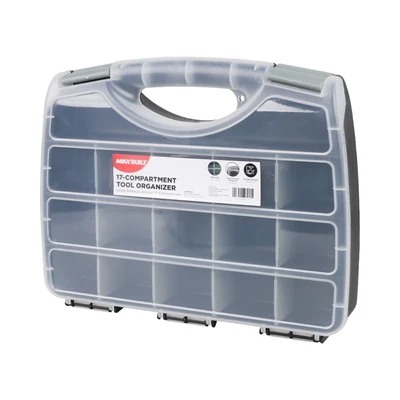 Gambar Maxbuilt 31.50x25x6 cm Kotak Perkakas Dengan 17 Kompartemen