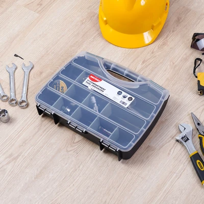 Gambar Maxbuilt 31.50x25x6 cm Kotak Perkakas Dengan 17 Kompartemen