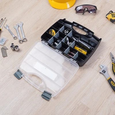 Gambar Maxbuilt 31.50x25x6 cm Kotak Perkakas Dengan 17 Kompartemen