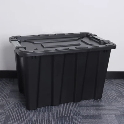 Gambar Maxbuilt 55 Ltr Kotak Perkakas Dengan Tutup & Lock Heavy Duty - Hitam