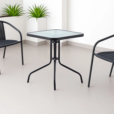 Gambar Soleil Natura Meja Teras Bistro Wicker