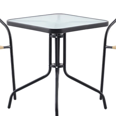 Gambar Soleil Natura Kursi & Meja Teras Bistro Wicker Set 3 pcs
