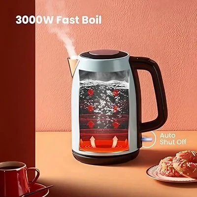 Gambar Kris Teko Listrik Plastik 1.5 Liter - Putih