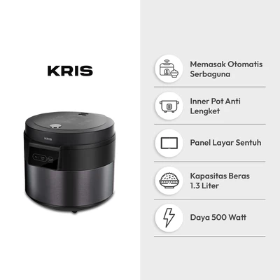 Gambar Kris Rice Cooker Digital 1.2 Liter - Hitam