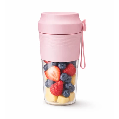 Gambar Kris Blender Portabel 300 ml 50 Watt - Pink