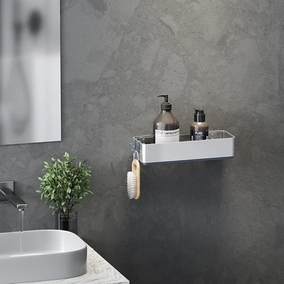 Gambar Stora Rak Dinding Kamar Mandi Aluminium WK820429