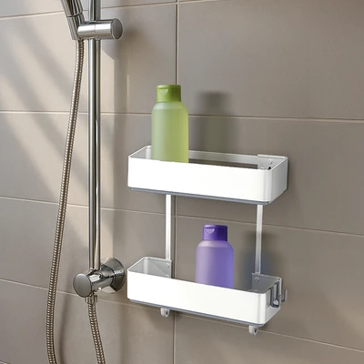 Gambar Stora Rak Dinding Kamar Mandi Aluminium WK820434