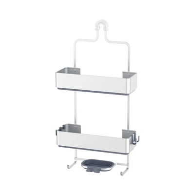 Gambar Stora Rak Kamar Mandi 2 Tingkat Aluminium WK820431 - Silver