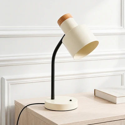Gambar Eglare Freja Lampu Meja E27 - Krem