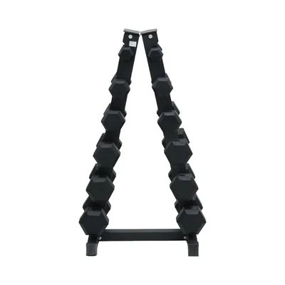 Gambar Kinetic Set 12 Pcs Dumbbell 2-15 kg Dengan Rak Vertikal