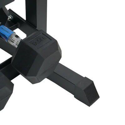 Gambar Kinetic Set 10 Pcs Dumbbell 2-12.5 kg Dengan Rak 2 Tingkat