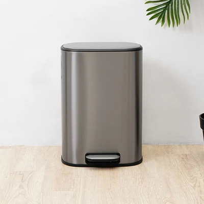 Gambar Informa Jade Tempat Sampah Pedal Stainless Steel 12 Liter - Silver