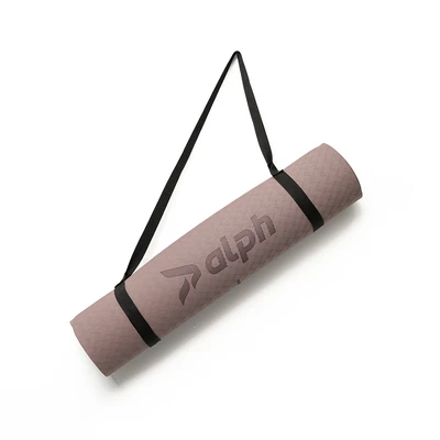 Gambar Alph Royal Matras Yoga Dengan Strap TPE 6 mm - Pink