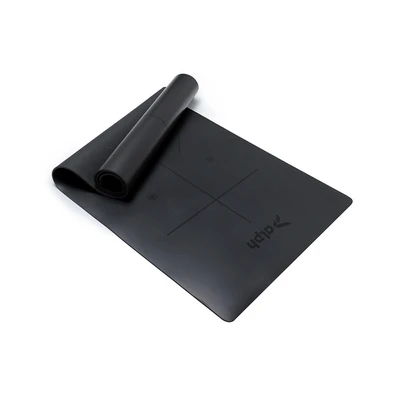 Gambar Alph Matras Yoga  Dengan Strap PU Rubber 5 mm - Hitam