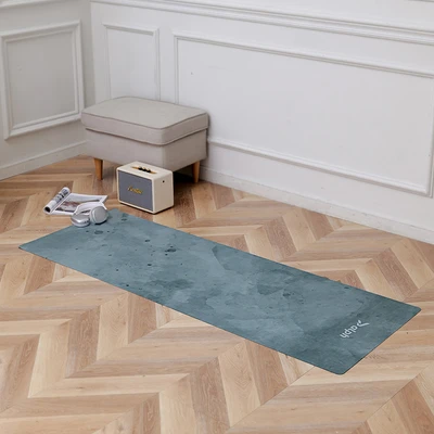 Gambar Alph Matras Yoga Lipat Suede Rubber Forest - Hijau